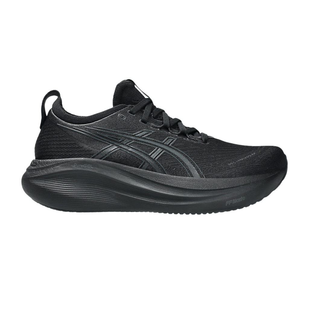 ASICS Gel-Nimbus 27 Wide (D) Womens FOOTWEAR - Womens Neutral Cushioned BLACK/GRAPHITE GREY