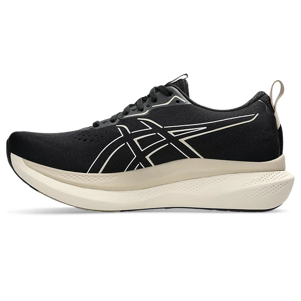 ASICS Glideride Max Mens FOOTWEAR - Mens Neutral Cushioned BLACK/OATMEAL