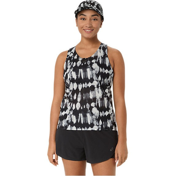 ASICS Limited Series Metarun Tank Womens APPAREL - Womens Tanks CREAM/PERFORMANCE BLACK