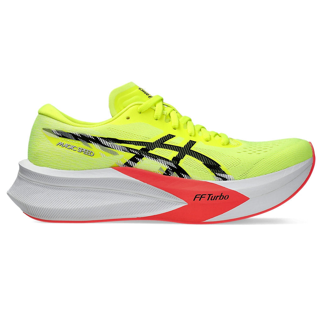 ASICS Magic Speed 4 Womens FOOTWEAR - Womens Carbon Plate SAFETY YELLOW/BLACK