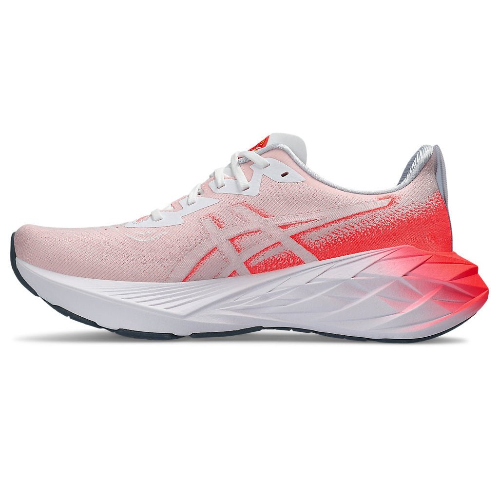 ASICS Novablast 4 Mens FOOTWEAR - Mens Neutral Cushioned WHITE/SUNRISE RED