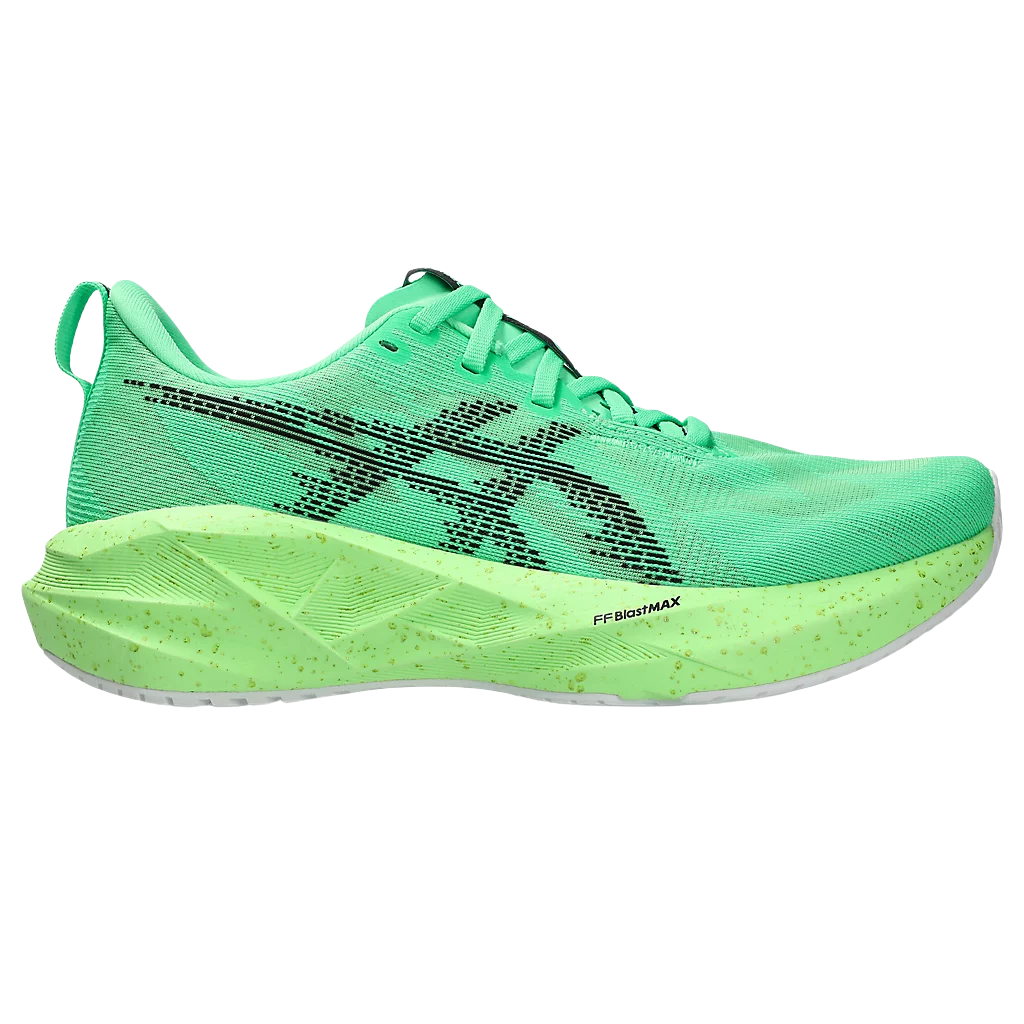 ASICS Novablast 5 Ekiden Mens FOOTWEAR - Mens Neutral Cushioned VITAL GREEN/BLACK