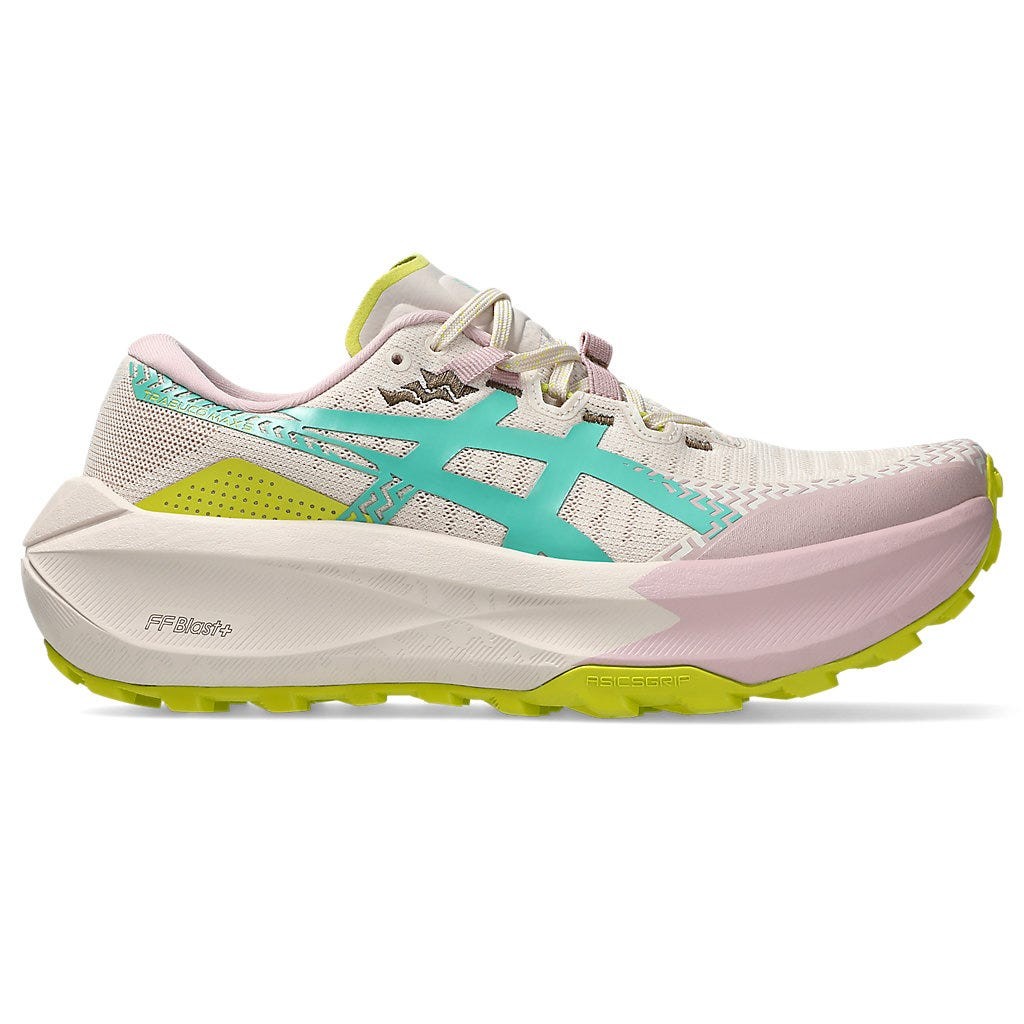 ASICS Trabuco Max 5 Womens FOOTWEAR - Womens Trail MINERAL BEIGE/AURORA GREEN