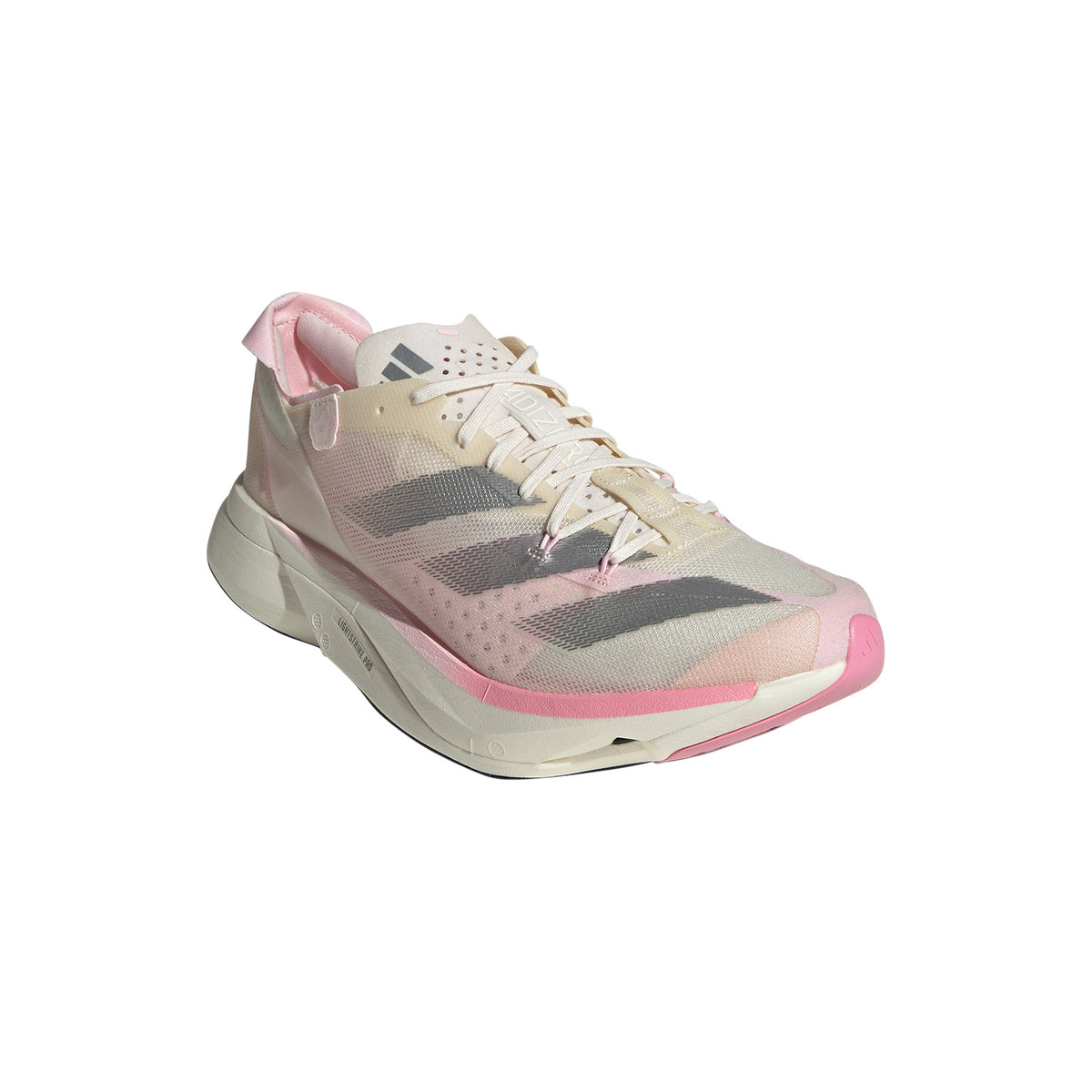 ADIDAS Adizero Adios Pro Womens CLOUD WHITE/ SILVER METALLIC/ CLOUD PINK