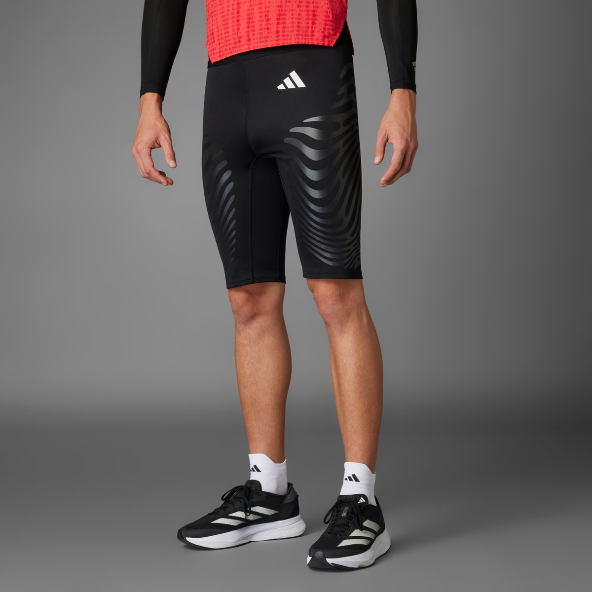 Adizero Control Running Short Leggings Mens APPAREL - Mens Tights