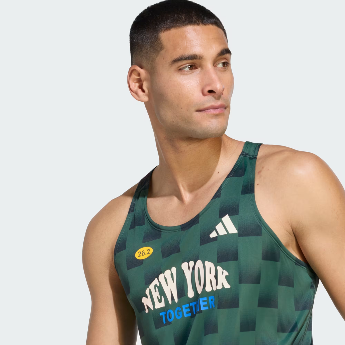 Adizero NYC Running Singlet Mens APPAREL - Mens Singlets