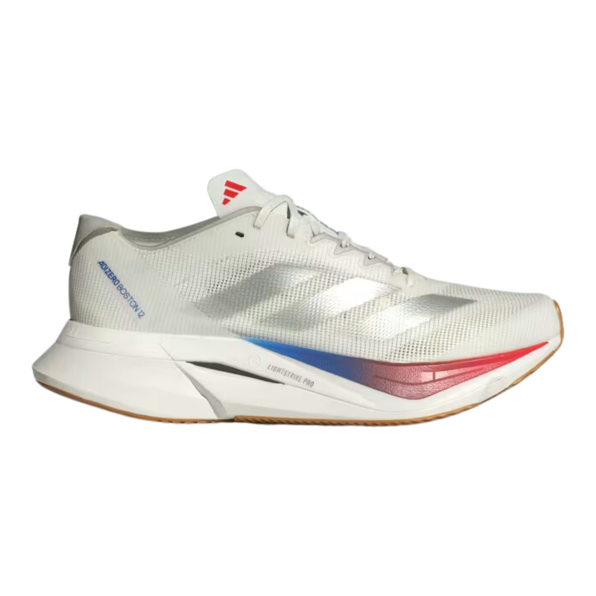 ADIDAS Boston 12 Womens FOOTWEAR - Womens Everyday Training CORE WHITE/MATTE SILVER/PURE RUBY