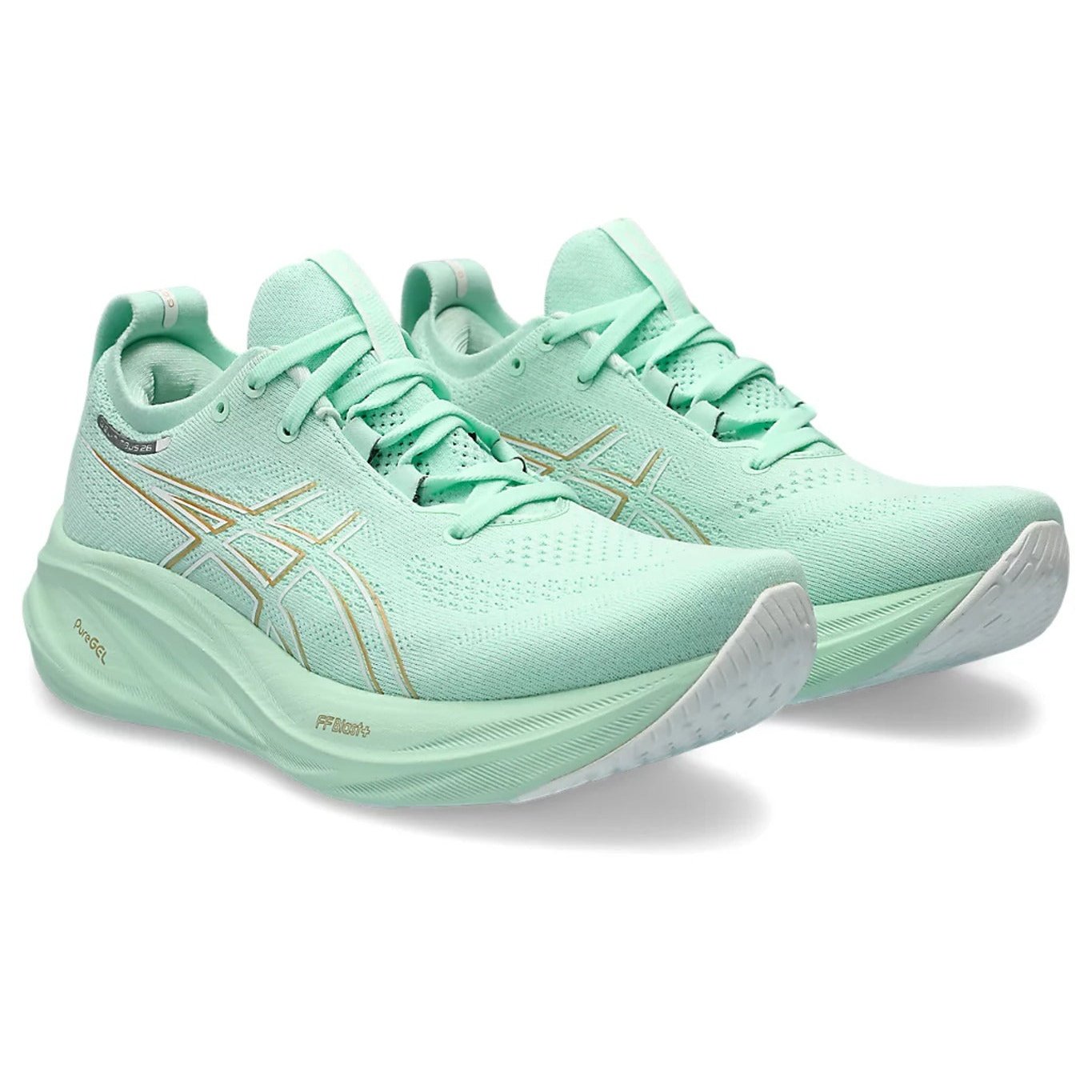 ASICS Gel-Nimbus 26 Womens FOOTWEAR - Womens Neutral Cushioned MINT TINT/PALE MINT