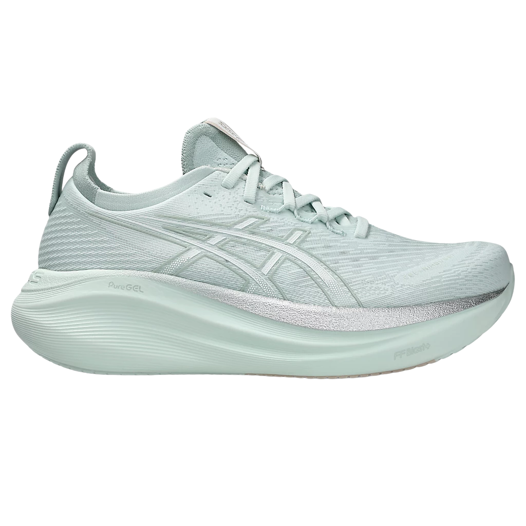 ASICS Gel-Nimbus 27 Womens FOOTWEAR - Womens Neutral Cushioned PURE AQUA/WHITE