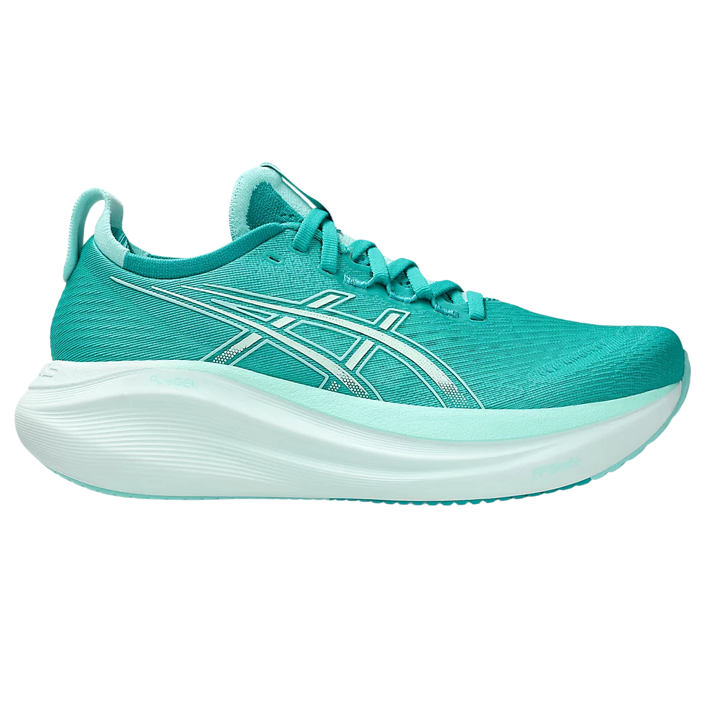 ASICS Gel-Nimbus 27 Womens FOOTWEAR - Womens Neutral Cushioned WAVE TEAL/ILLUMINATE MINT