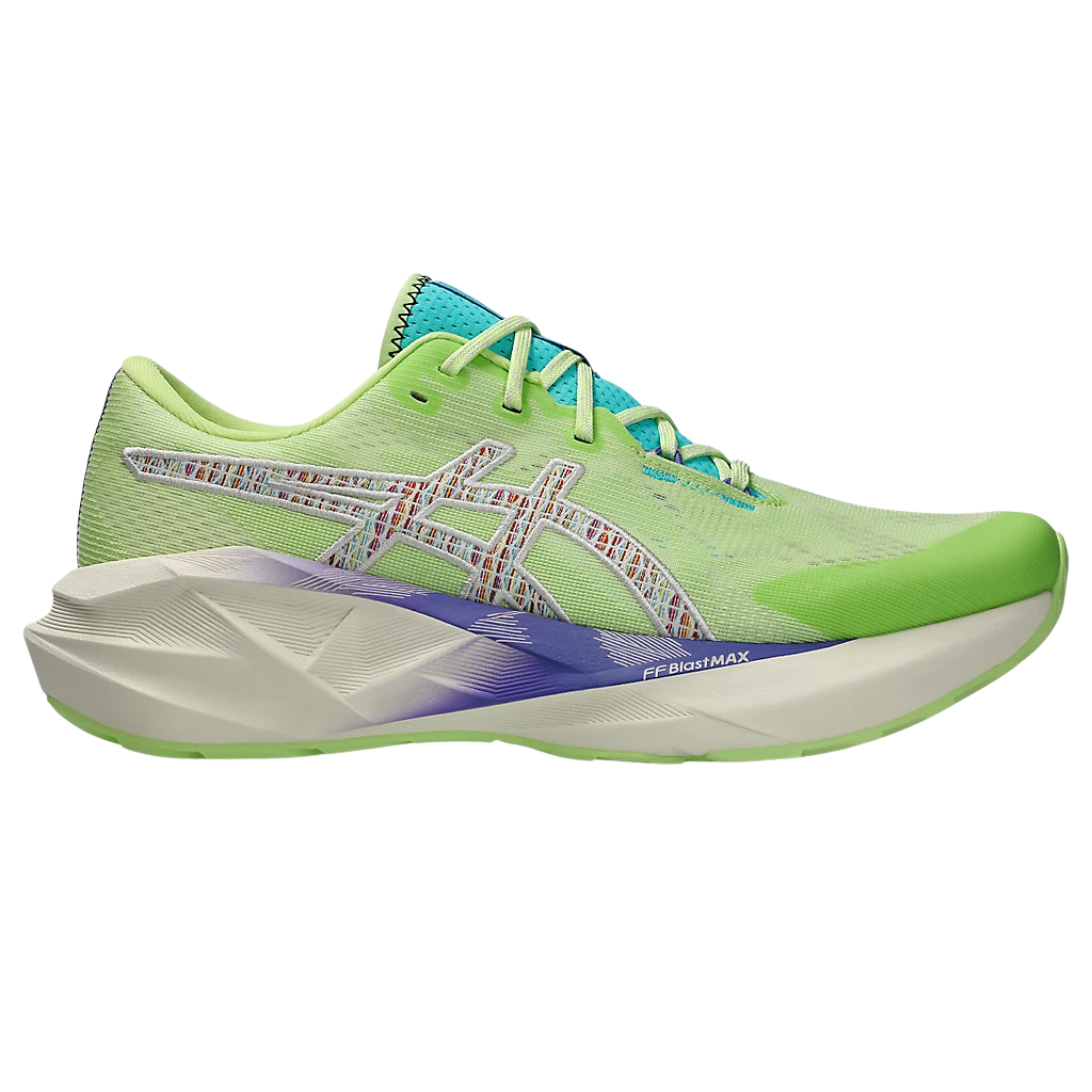 Asics Novablast 5 TR Mens FOOTWEAR - Mens Neutral Cushioned NATURE BATHING/LIME GREEN