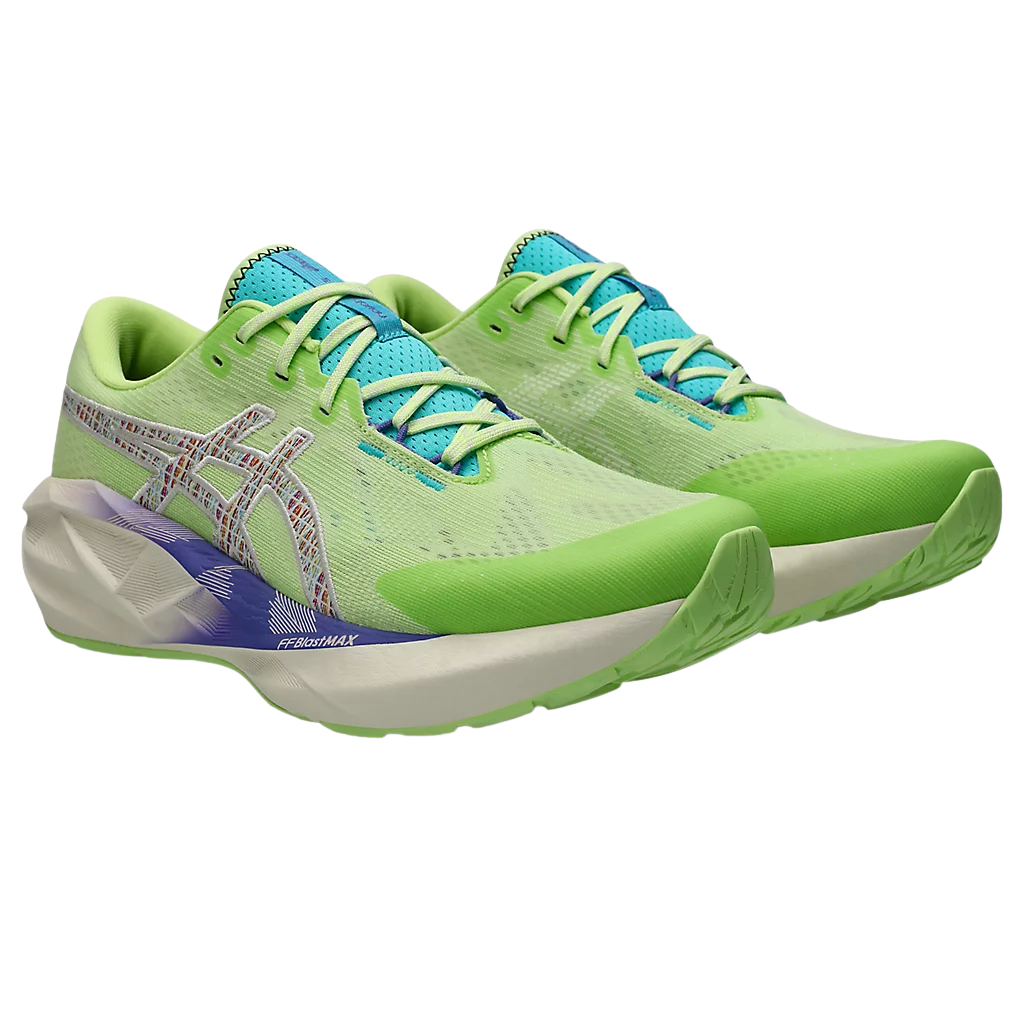 ASICS Novablast 5 TR Mens FOOTWEAR - Mens Neutral Cushioned NATURE BATHING/LIME GREEN