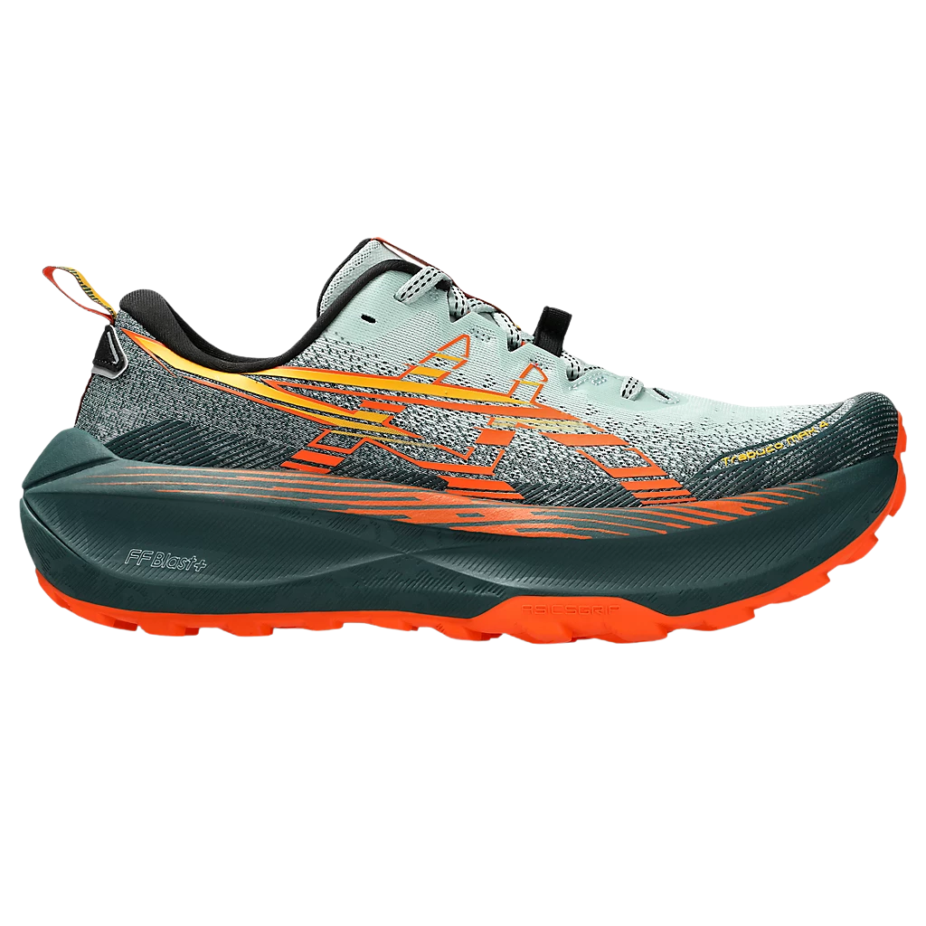 ASICS Trabuco Max 4 Mens FOOTWEAR - Mens Trail COLD MOSS/NOVA ORANGE