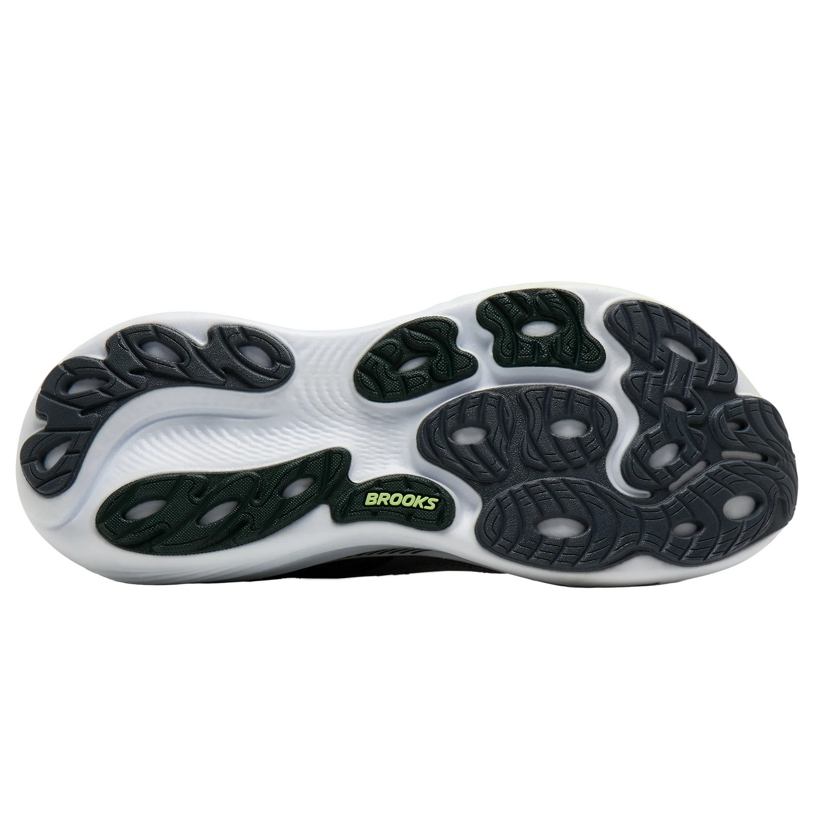 BROOKS Adrenaline GTS 25 Mens Wide FOOTWEAR - Mens Stability GREY/PARADISE GREEN/SPRUCE