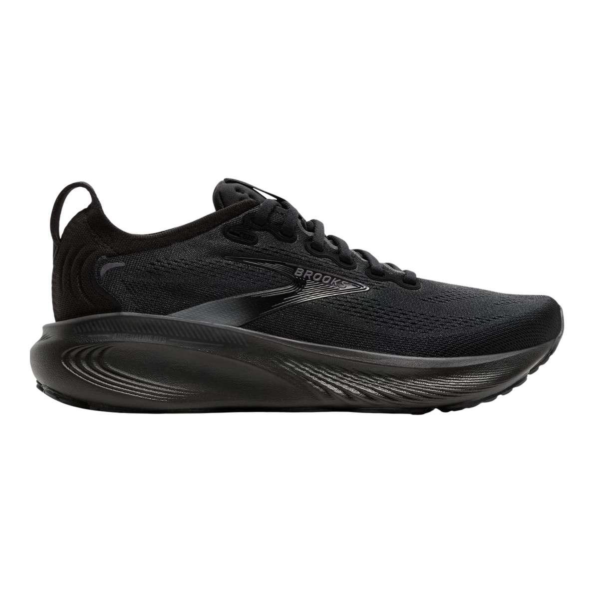 BROOKS Adrenaline GTS 25 Mens Wide FOOTWEAR - Mens Stability BLACK/BLACK/EBONY