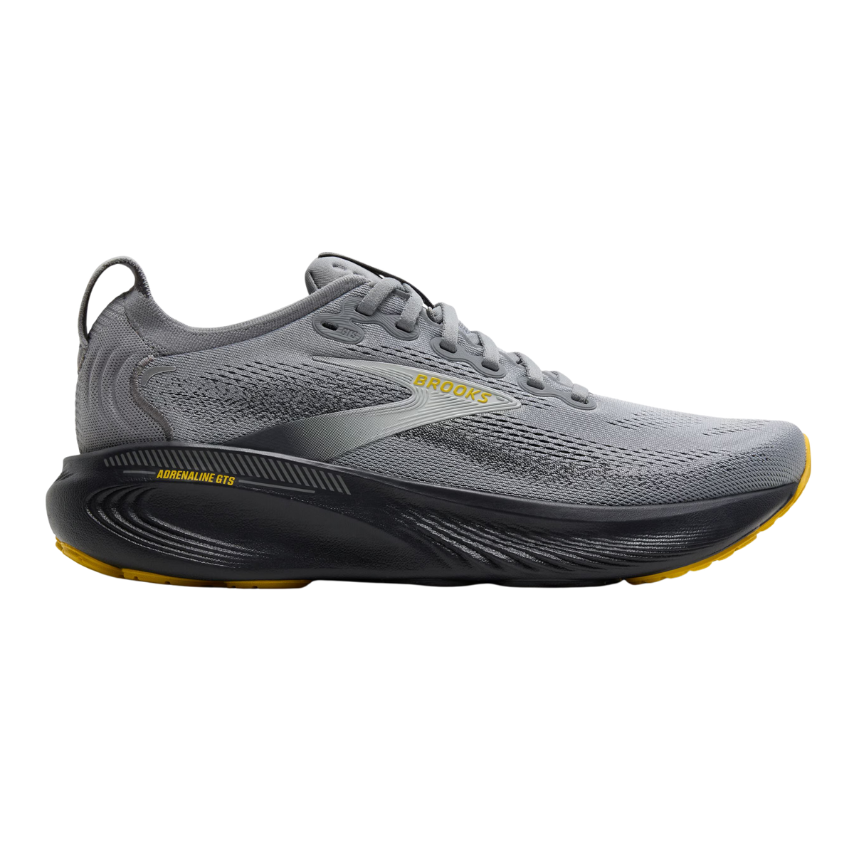 BROOKS Adrenaline GTS 25 Mens Wide FOOTWEAR - Mens Stability PRIMER GREY/EBONY/JASMIN