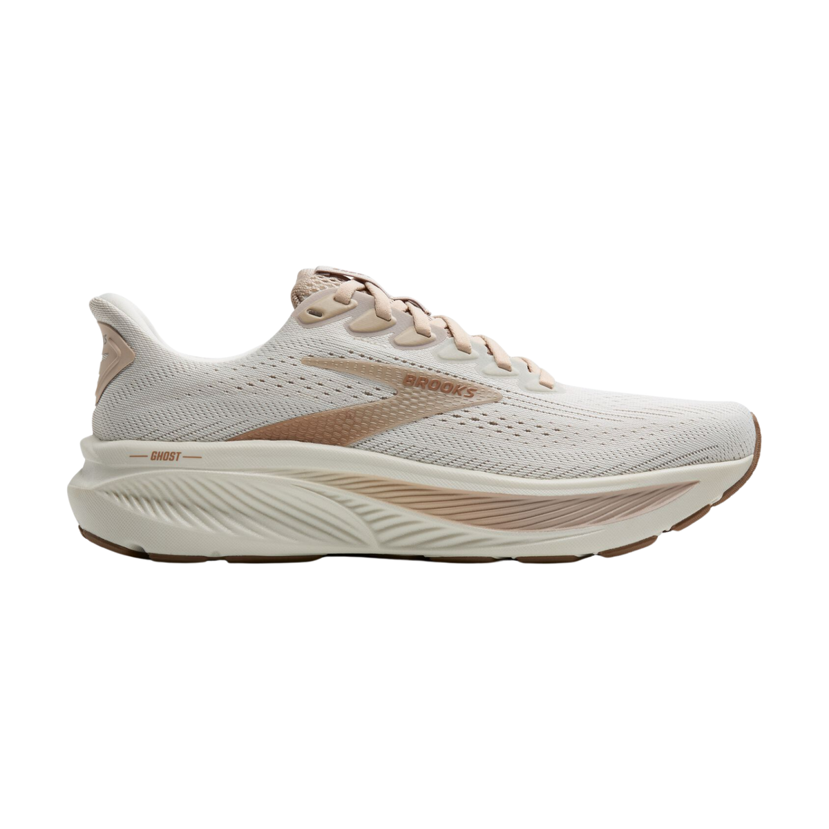 BROOKS Ghost 17 Womens FOOTWEAR - Womens Neutral GREY/CHATEAU GREY/PORTABELLA