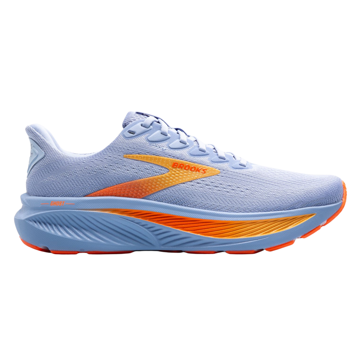 BROOKS Ghost 17 Womens FOOTWEAR - Womens Neutral BLUE HERON/WHITE/ORANGE