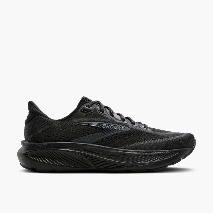 BROOKS Ghost 18 Mens FOOTWEAR - Mens Neutral BLACK/BLACK/EBONY