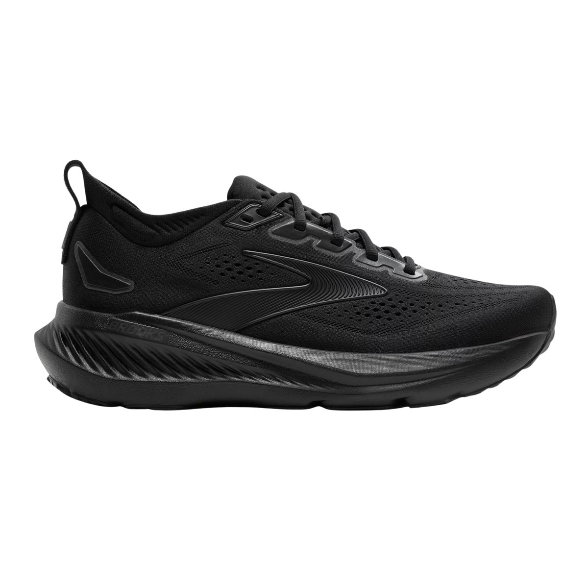 BROOKS Glycerin 23 Wide (2E) Mens FOOTWEAR - Mens Neutral Cushioned BLACK/BLACK/EBONY