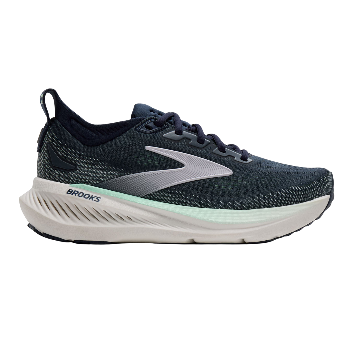 BROOKS Glycerin 23 Wide Women's FOOTWEAR - Womens Neutral Cushioned SPELLBOUND/YUCCA/PINK