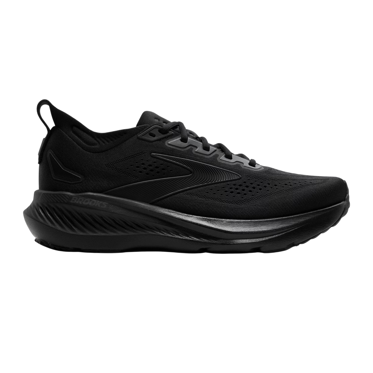 BROOKS Glycerin GTS 23 Mens FOOTWEAR - Mens Stability Cushioned BLACK/BLACK/EBONY