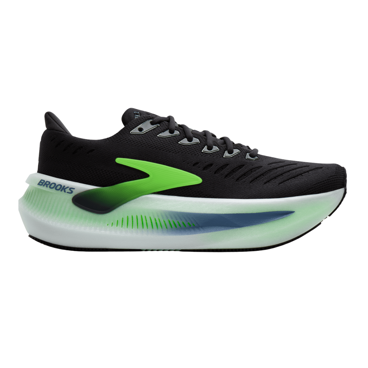 BROOKS Glycerin Max 2 Mens FOOTWEAR - Mens Neutral Cushioned PHANTOM/WHITE/GREEN GECKO