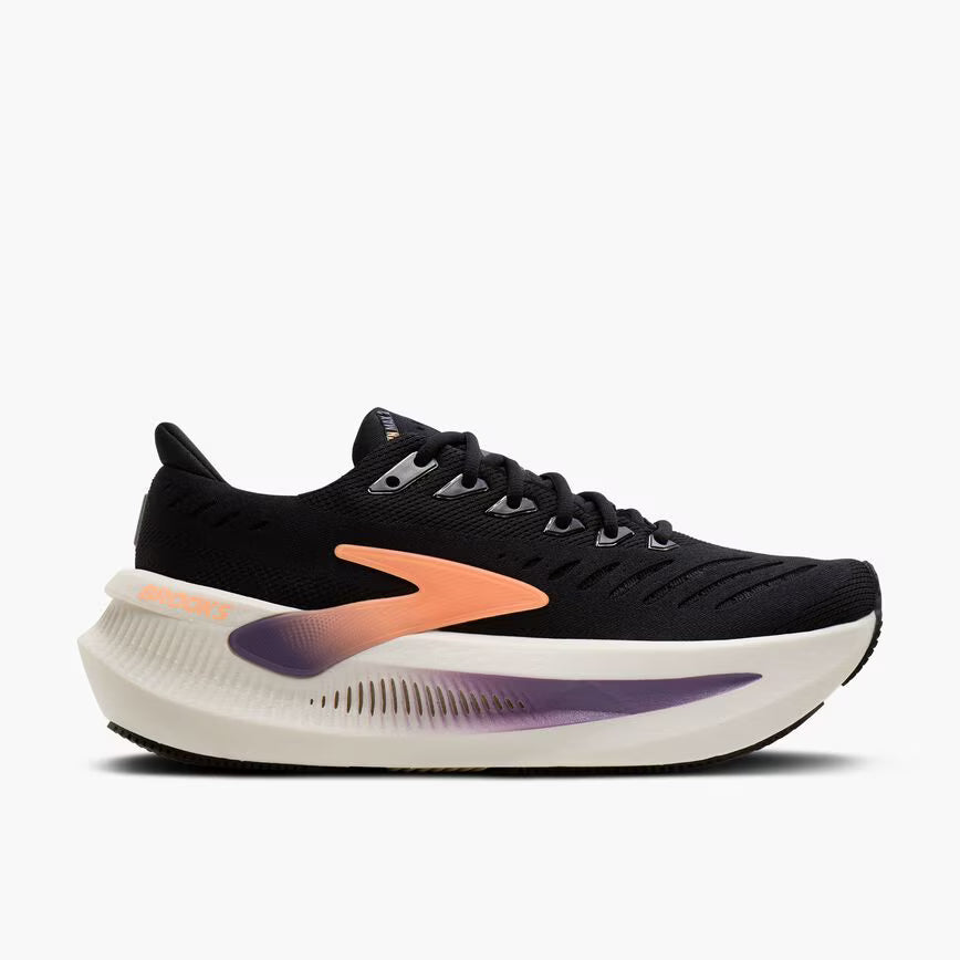 BROOKS Glycerin Max 2 Womens FOOTWEAR - Womens Neutral Cushioned BLACK/PEACH/CLEAR