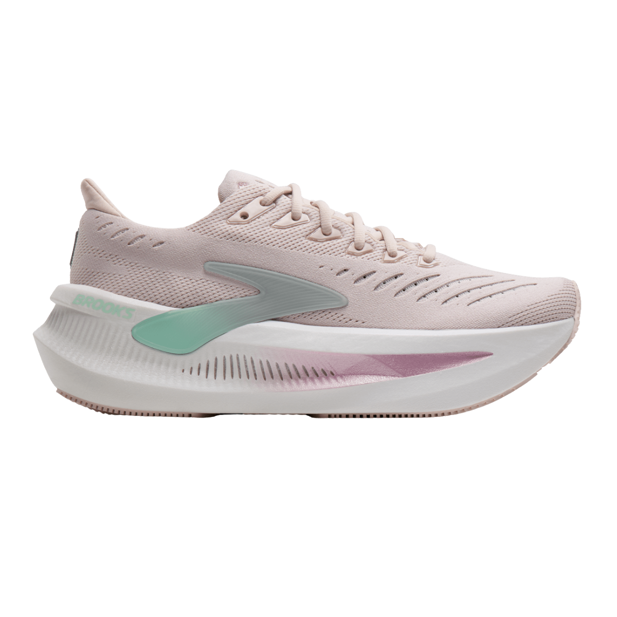 BROOKS Glycerin Max 2 Womens FOOTWEAR - Womens Neutral Cushioned PINK/YUCCA/METALLIC