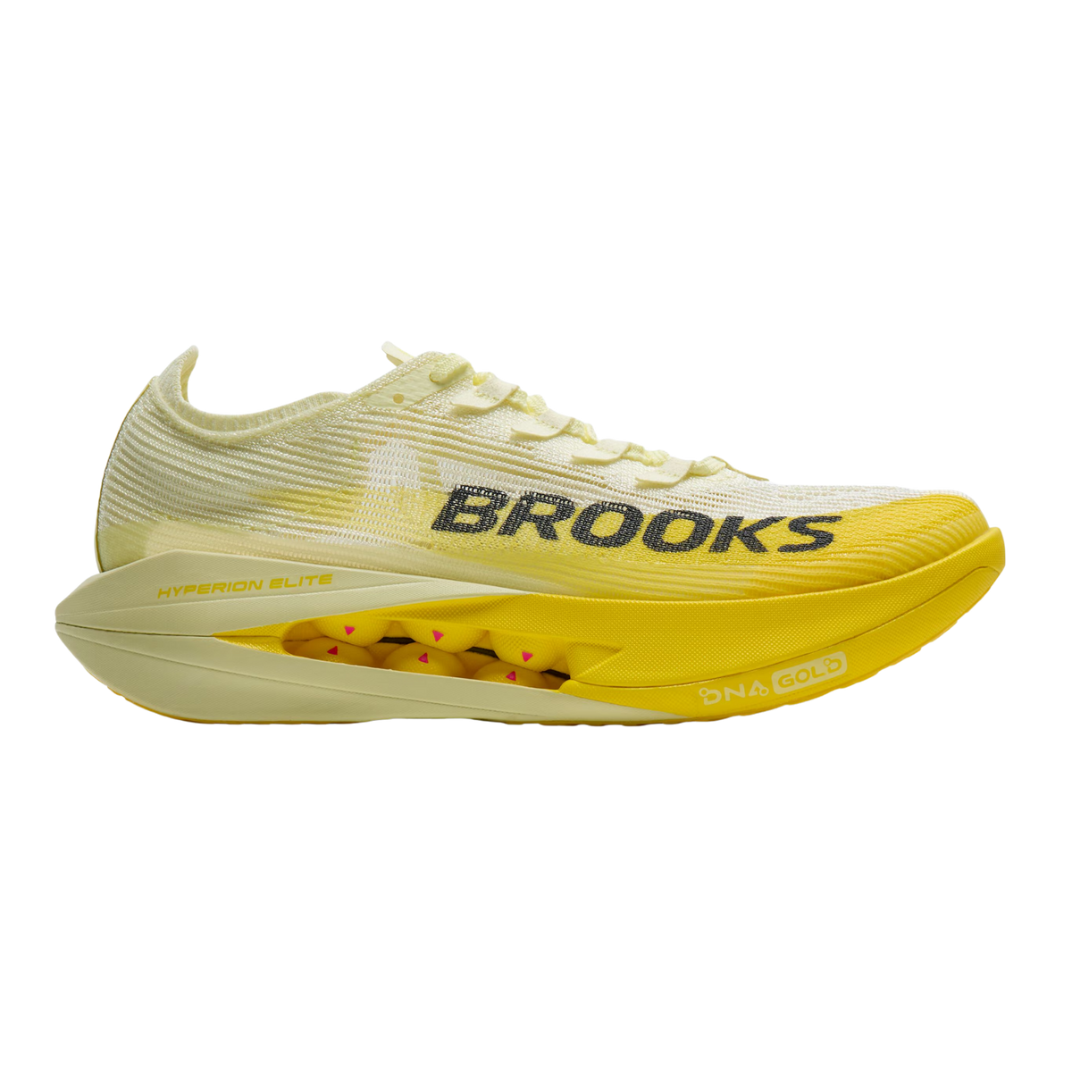 BROOKS Hyperion Elite 5 Unisex FOOTWEAR - Unisex Carbon Plate LUMINARY/YELLOW/GRAY