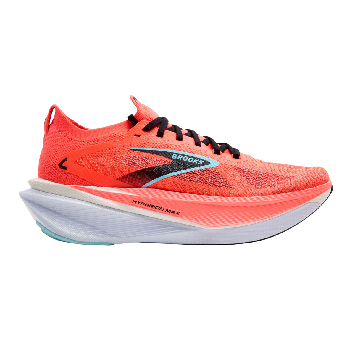 BROOKS Hyperion Max 3 Mens FOOTWEAR - Mens Neutral Cushioned FIERY CORAL/BLACK/ATOMIZER
