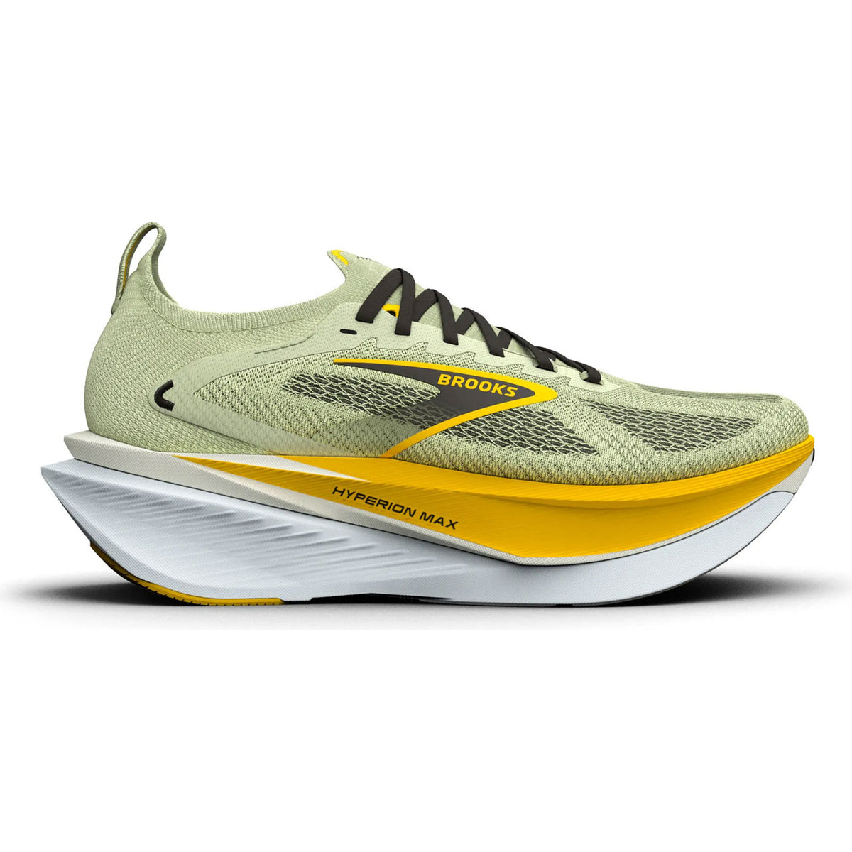 BROOKS Hyperion Max 3 Mens FOOTWEAR - Mens Neutral Cushioned LUMINARY/CYBER YELLOW/BLACK