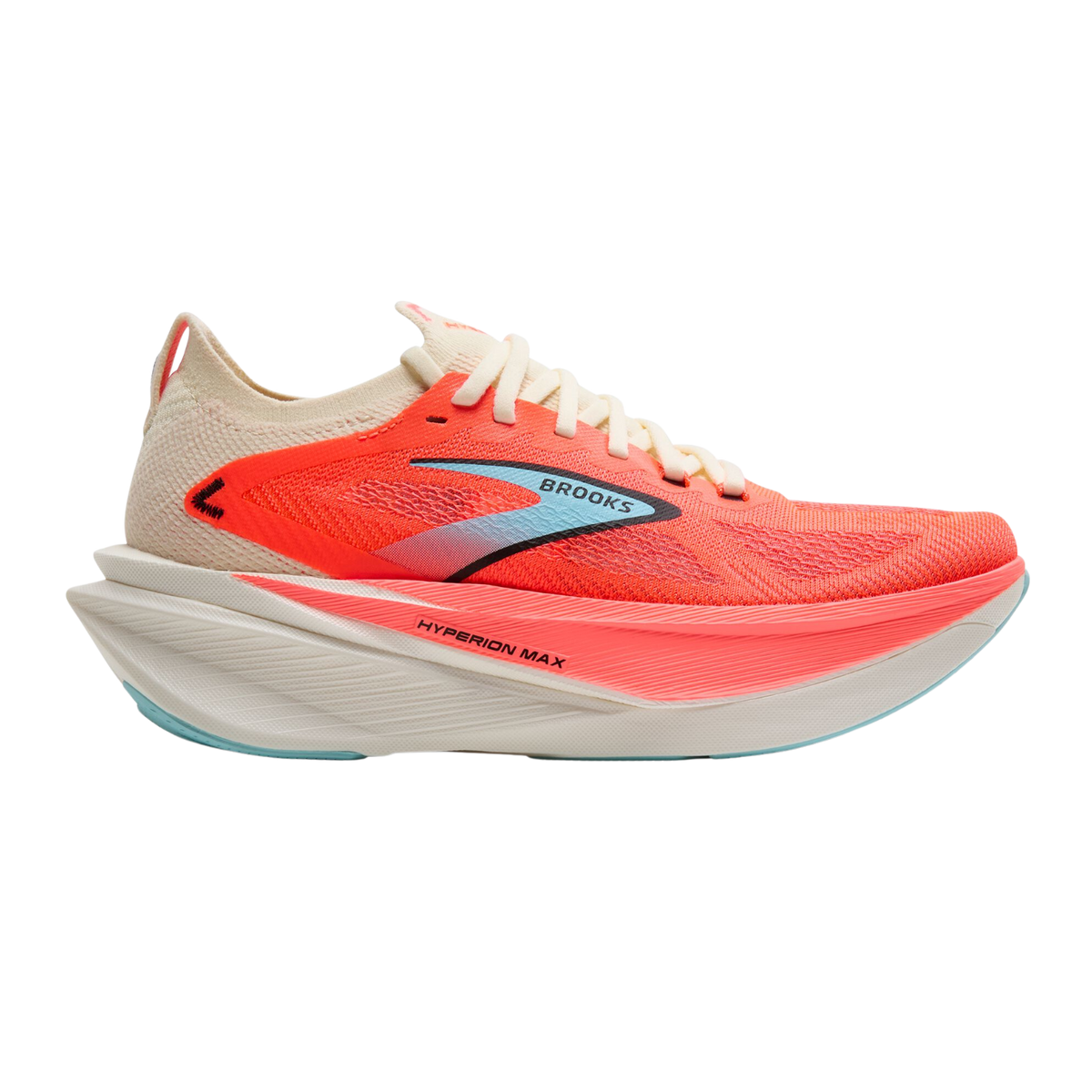 BROOKS Hyperion Max 3 Womens FOOTWEAR - Womens Neutral Cushioned COCONUT/FIERY CORAL/ATOMIZER