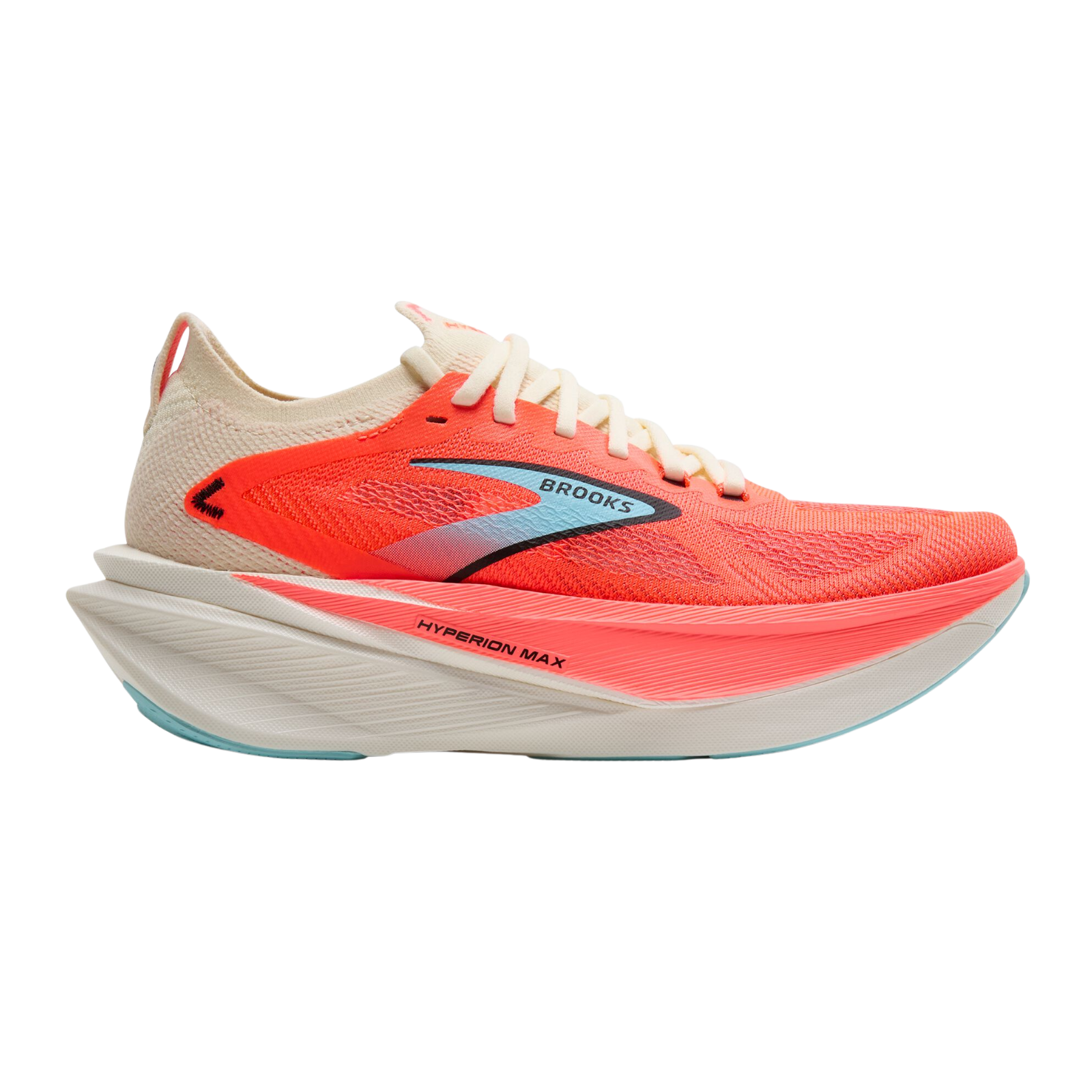 BROOKS Hyperion Max 3 Women's FOOTWEAR - Womens Neutral Cushioned COCONUT/FIERY CORAL/ATOMIZER