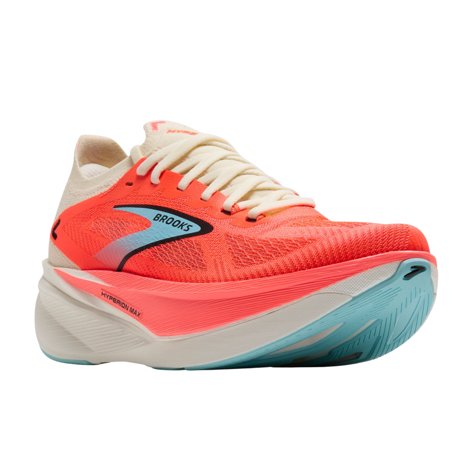 BROOKS Hyperion Max 3 Women's FOOTWEAR - Womens Neutral Cushioned COCONUT/FIERY CORAL/ATOMIZER