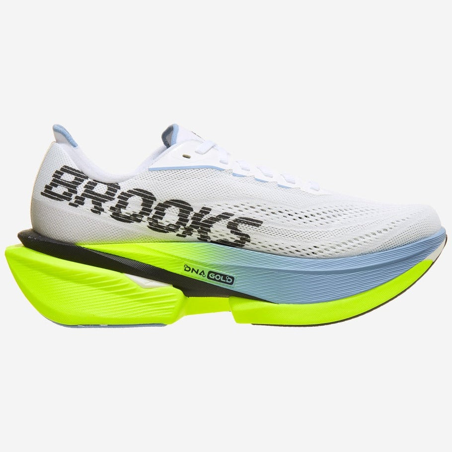 BROOKS Hyperion Max 4 Mens FOOTWEAR - Mens Everyday Training WHITE/BLUE/NIGHTLIFE