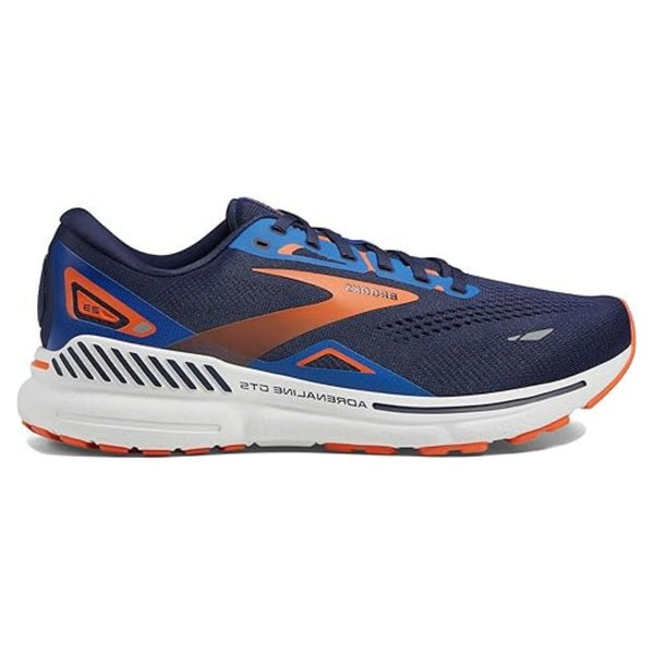 BROOKS Adrenaline GTS 23 Mens FOOTWEAR - Mens Stability PEACOAT/ORANGE/SURF THE WEB