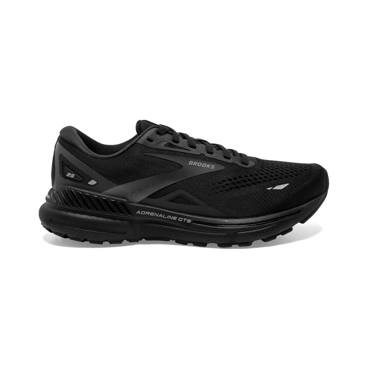 BROOKS Adrenaline GTS 23 Wide Mens FOOTWEAR - Mens Stability BLACK/BLACK/EBONY