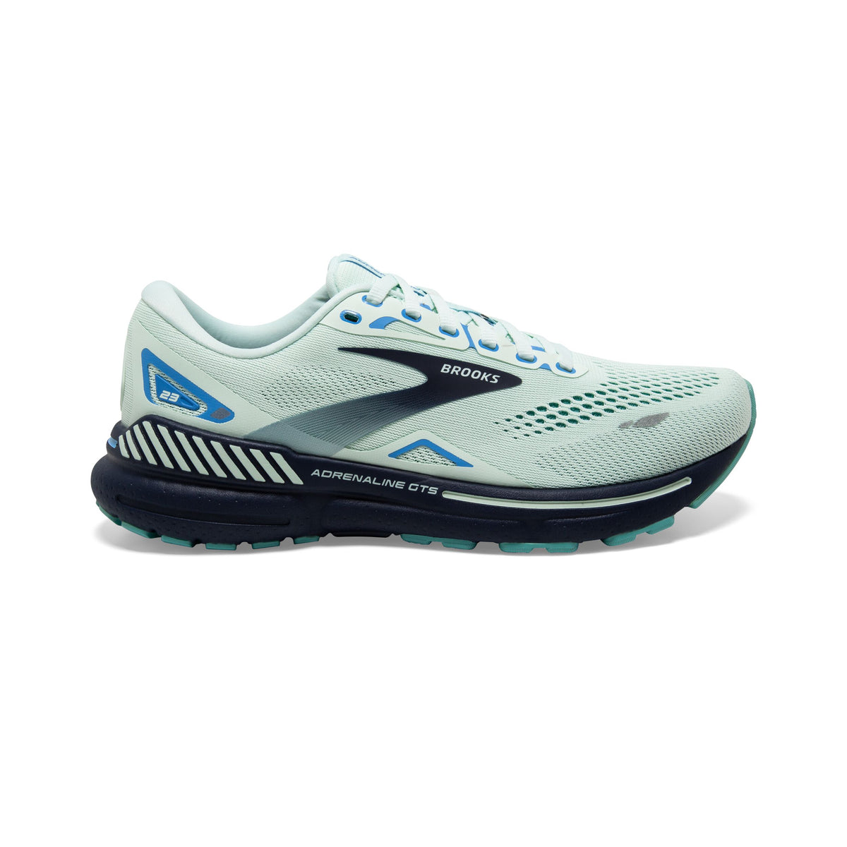 Brooks Adrenaline GTS 23 Womens FOOTWEAR - Womens Stability BLUE GLASS/NILE BLUE/MARINA