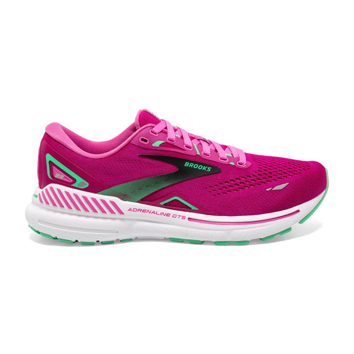 Brooks Adrenaline GTS 23 Womens FOOTWEAR - Womens Stability PINK/FESTIVAL FUSCHIA/BLACK