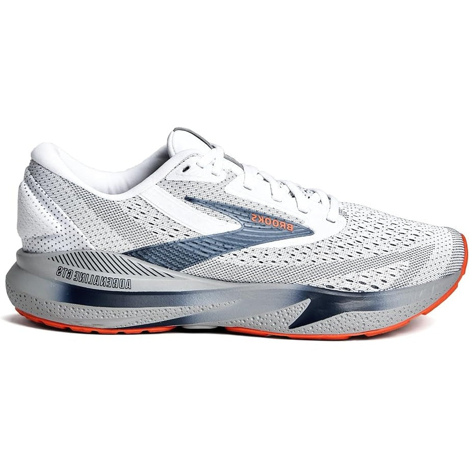 Brooks Adrenaline GTS 24 Mens FOOTWEAR - Mens Stability WHITE/PEACOAT/ALLOY