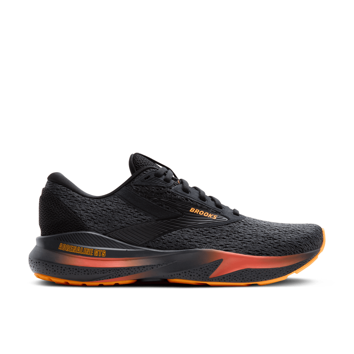 BROOKS Adrenaline GTS 24 Mens FOOTWEAR - Mens Stability BLACK / EBONY / BURNT SIENNA