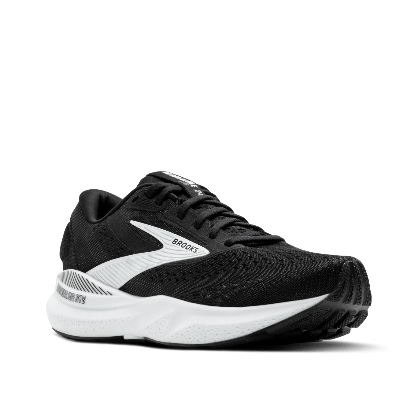 BROOKS Adrenaline GTS 24 Mens FOOTWEAR - Mens Stability BLACK / WHITE
