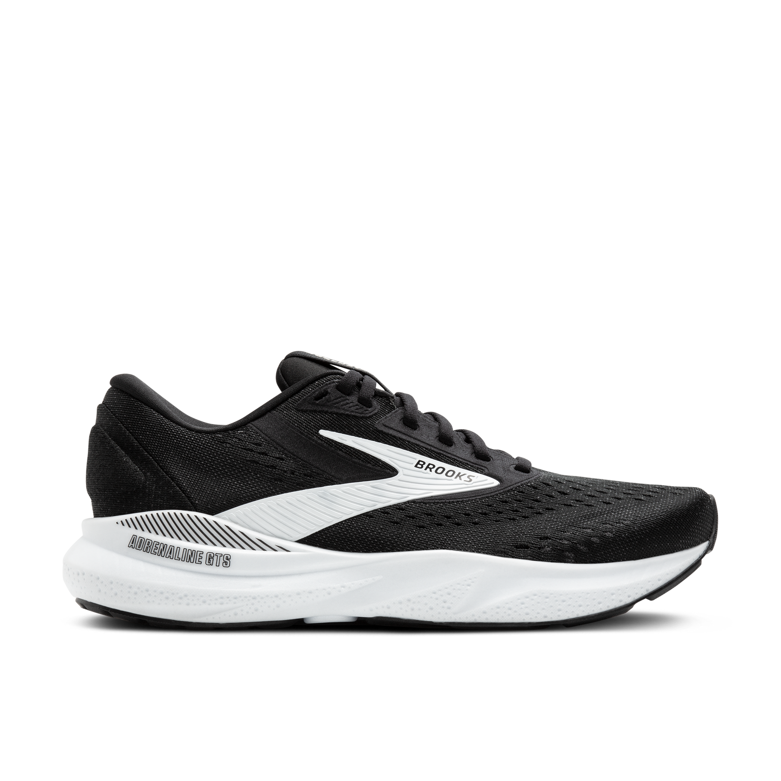 BROOKS Adrenaline GTS 24 Wide Mens FOOTWEAR - Mens Stability BLACK/WHITE