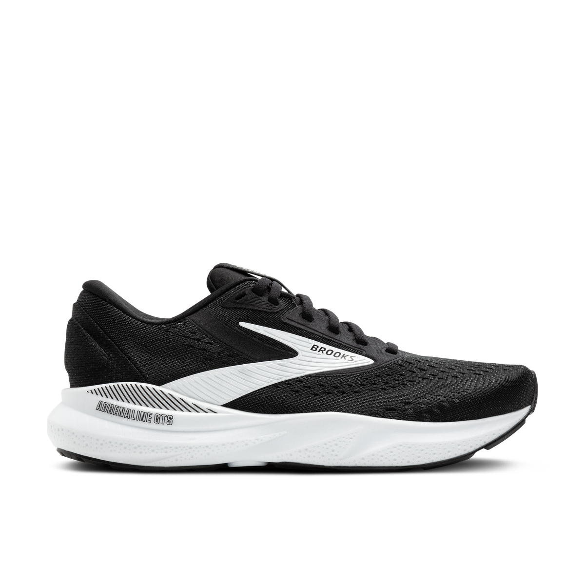 BROOKS Adrenaline GTS 24 Wide Womens FOOTWEAR - Womens Stability BLACK/WHITE