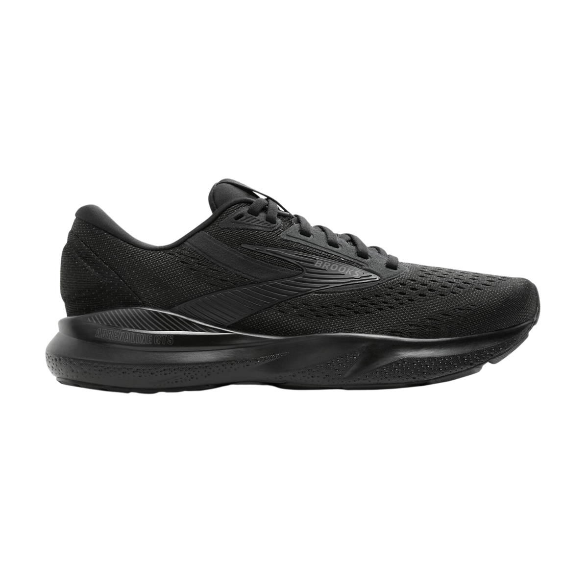 BROOKS Adrenaline GTS 24 Wide Womens FOOTWEAR - Womens Stability BLACK/BLACK/EBONY