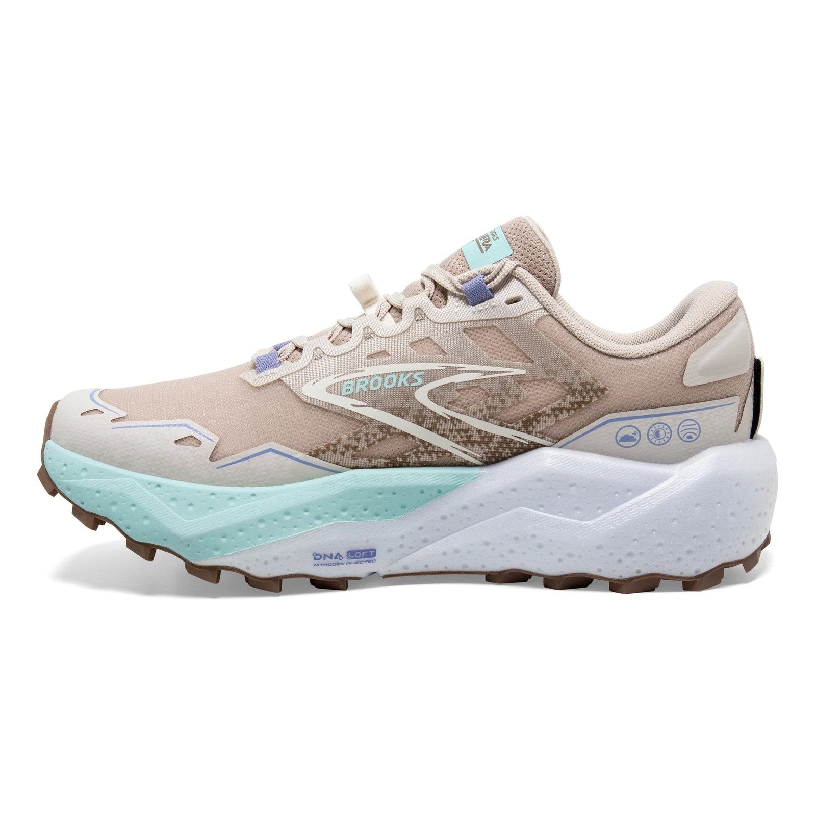 BROOKS Caldera 7 Womens FOOTWEAR - Womens Trail CHATEAU GREY/WHITE SAND