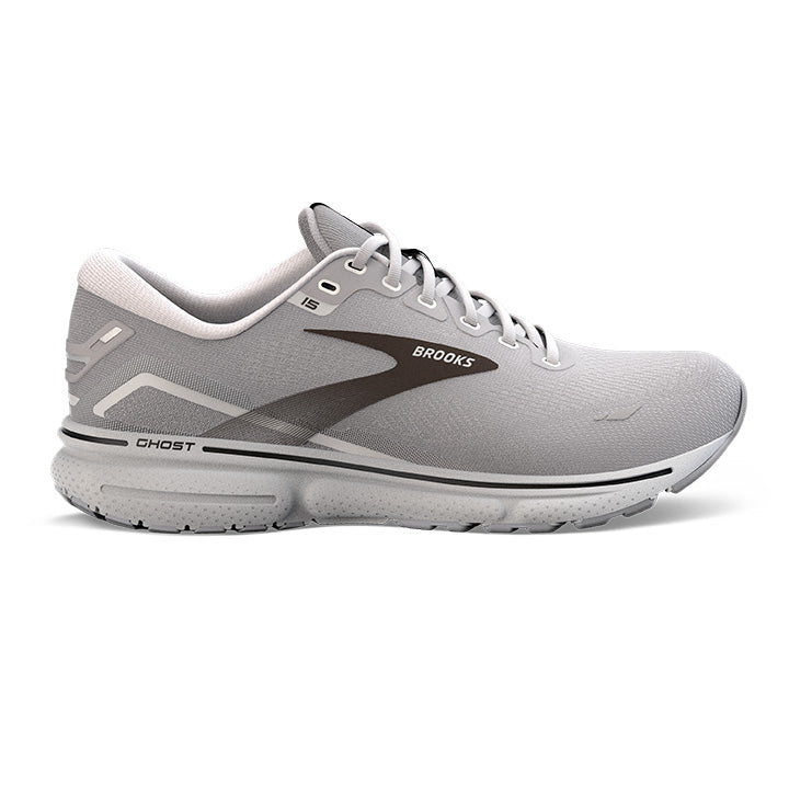 Brooks Ghost 15 Mens FOOTWEAR - Mens Neutral ALLOY/OYSTER/BLACK