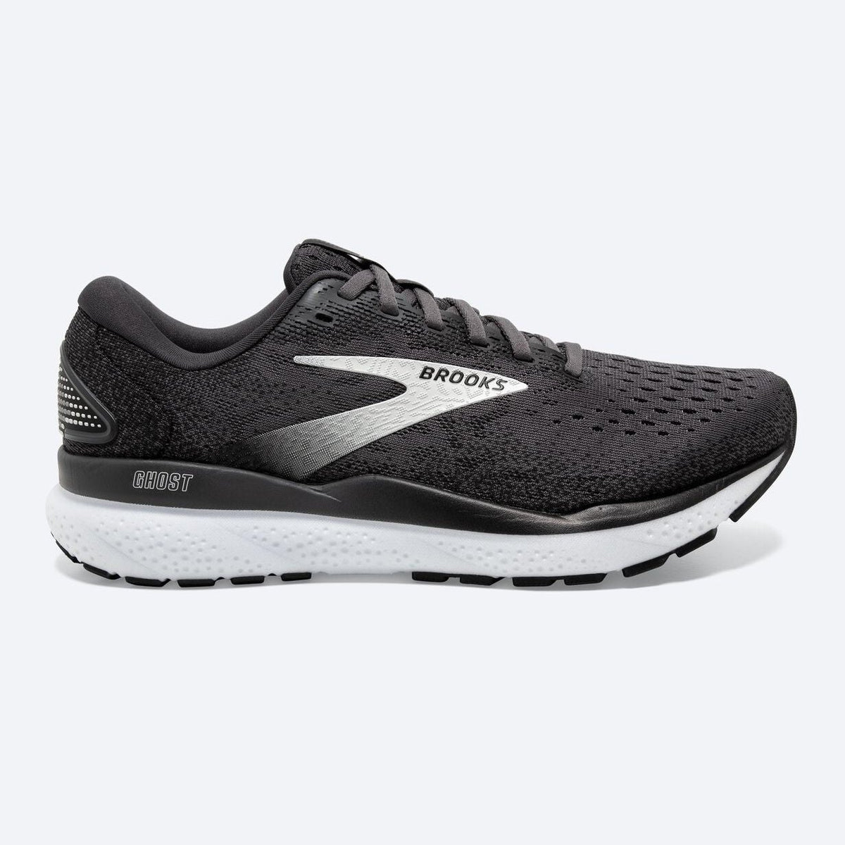 BROOKS Ghost 16 Mens FOOTWEAR - Mens Neutral BLACK/GREY/WHITE