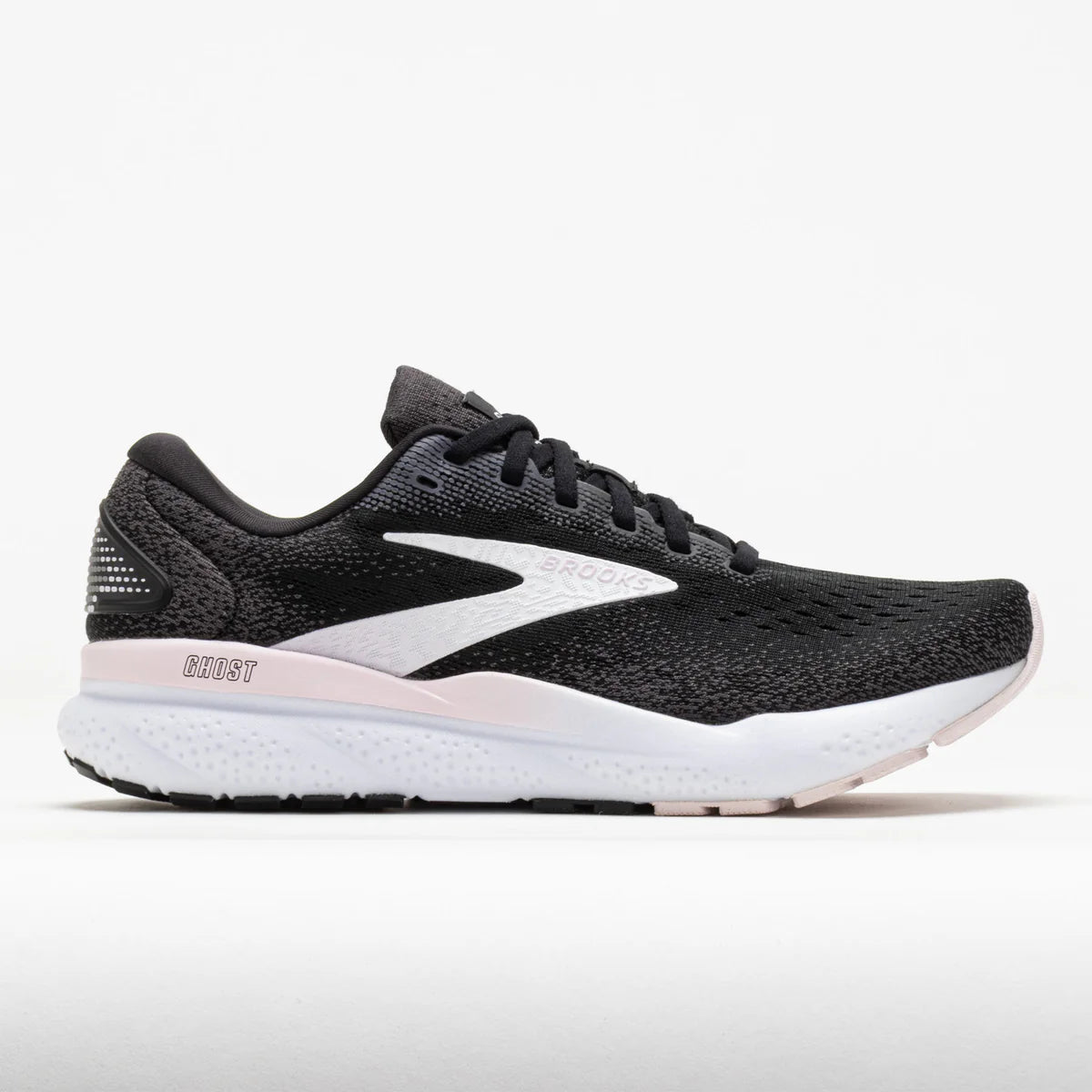 BROOKS Ghost 16 Womens FOOTWEAR - Womens Neutral BLACK/WHITE/ORCHID ICE